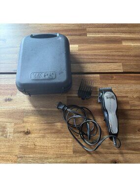 Wahl Precision MC2 Silver Black Adjustable Corded Case Working Tested